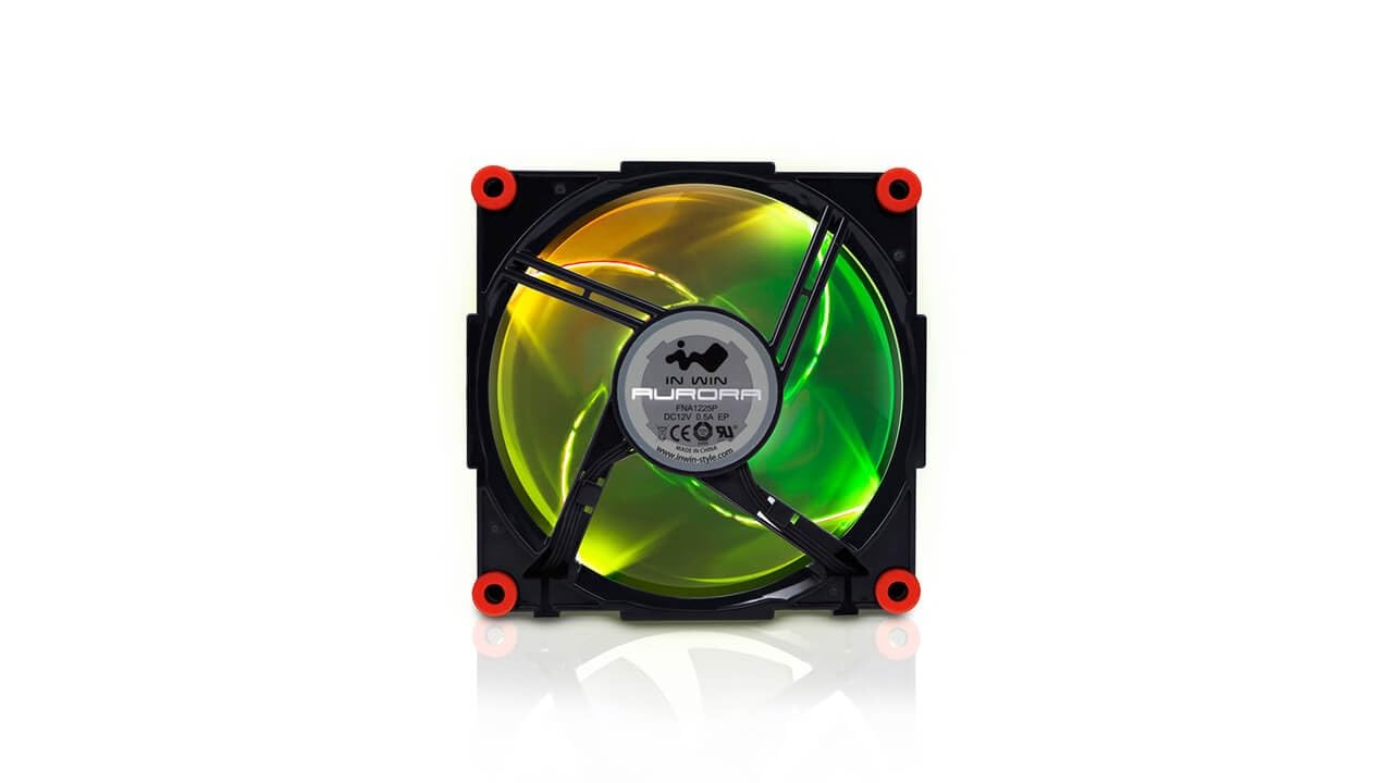 In Win PC Fan Aurora Black/Red Black/Red