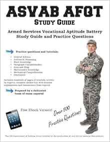 Amazon Com Asvab Study Guide Armed Services Vocational