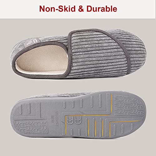 LongBay Men's Adjustable Diabetic Slippers Memory Foam Arthritis Edema Swollen House Shoes 04fe265f 7538 4f69 B091 Cf2fa6ce4ea5.47894684f0284c44600e0e2204bf8a4d