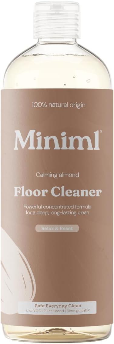 Miniml Eco Floor Cleaner Liquid 750ml Almond Scented Multi Purpose