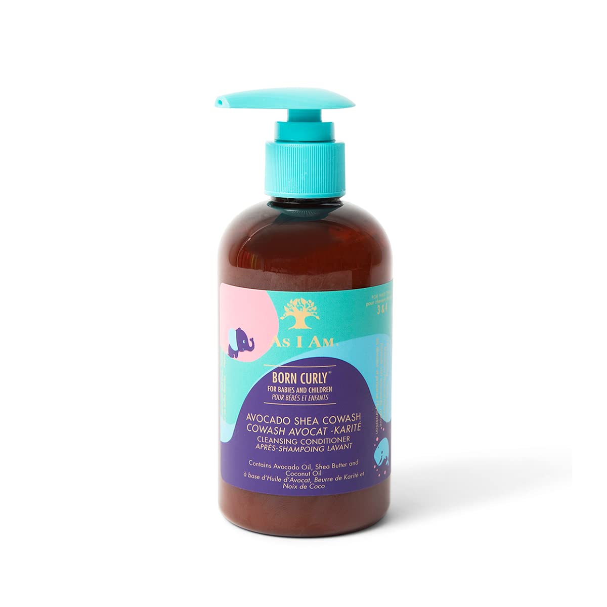 As I Am Born Curly Avocado Shea Co‑Wash- Gentle Cleansing Conditioner for Curls 8oz