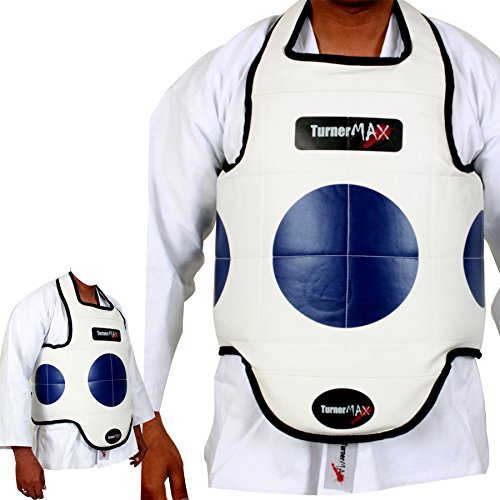 TurnerMAX Chest Guard karate Protector Karate Body Armour Rib MMA