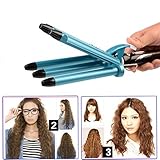 inkint Professional Hairstyle Tools-Hair Barrels Curler Titanium Curling Iron Curling Wand Ceramic Curler Hair Styler Hot Hair Curling Roller with Multiple Temperature Choices+World Wide Voltage