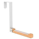 Mastom Folding Door Hook, Wooden Foldable Coat