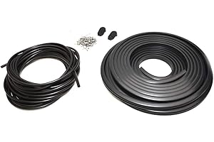 TACO METALS Taco 1 1/4" Black/Black Kit Flexrubrail70'