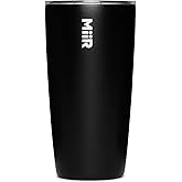 MiiR Tumbler, 16oz Insulated Stainless Steel with Press Fit Slide Lid – Splash Proof Design, Holds Hot & Cold Beverages, Stylish & Functional Cup Holder Compatible