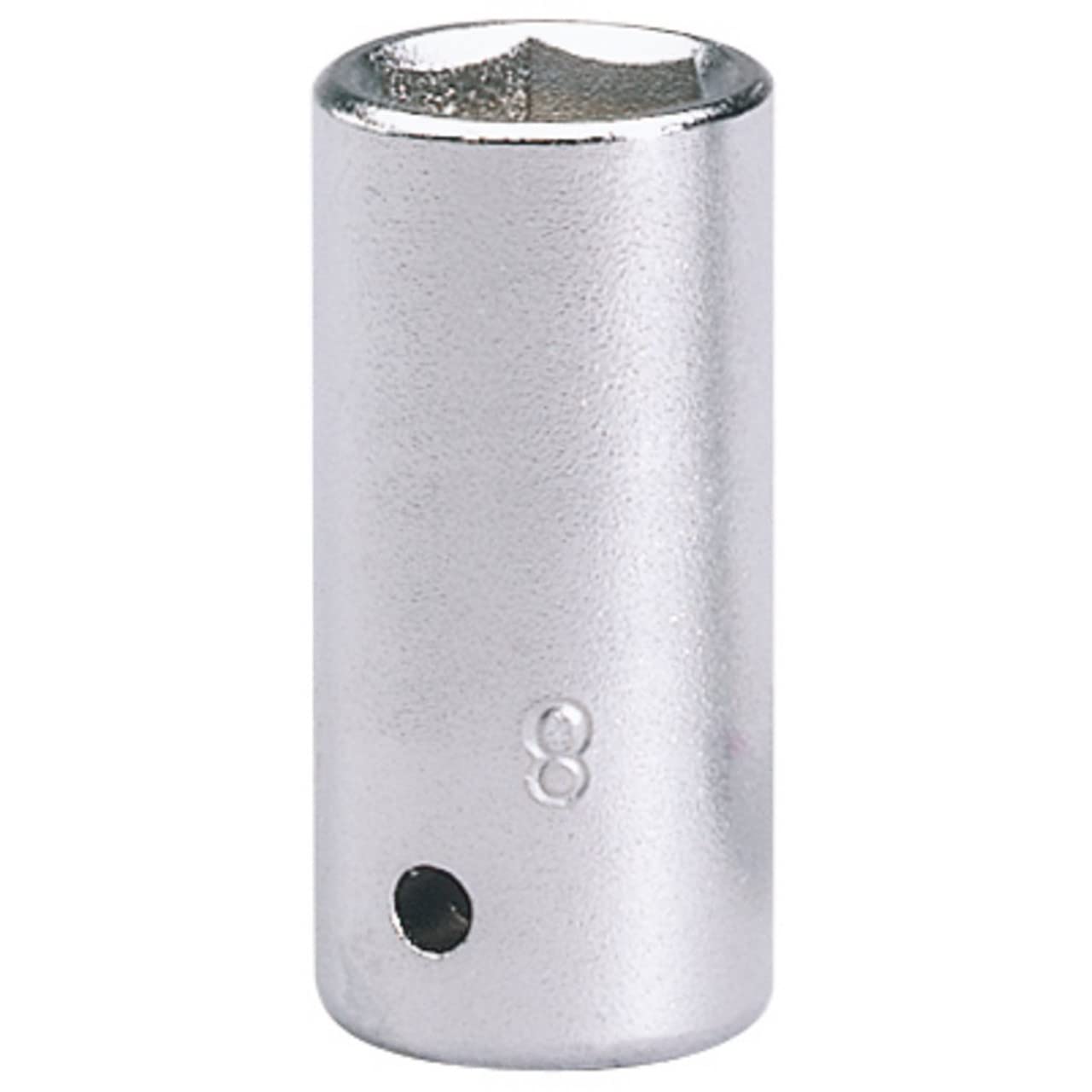 Draper 11097 Elora Hexagon Socket, 1/4" Square Drive, 8mm