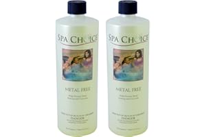 SpaChoice 1-Quart 2-Pack Premium Metal Free, Metal Gone for Spa Hot Tub, Made in USA