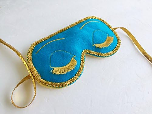 Handmade Eyelashes Sleep Mask Bachelorette Party Mask.