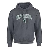 Michigan State Spartans Hooded Sweatshirt Charcoal