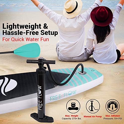 VidaXL Inflatable Stand Up Paddle Board Set 305x76x15 Black Au Meilleur