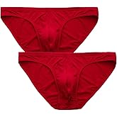 Summer Code Mens Basic Low Rise Briefs Underwear Comfort Tagless Underpants, Multiple Colors and Packs