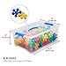 ECR4Kids Silly Star Connector STEAM Manipulative Building Block Set, Interlocking Educational Sensory Learning Toys for Children with Storage Container (112-Piece Set)