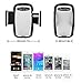 Car Holder, Marchpower Cellphone Car Mount, Universal Air Vent Car Mount Holder Cradle for iPhone SE 7 7 Plus 6s 6 Plus 6 5s 5 4s 4 Samsung Galaxy S6 S5 S4 LG Nexus Sony Nokia and More (Black)