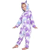 Riverchan Kids Unicorn Onesie Animal Pajamas Halloween Cosplay Costume Sleepwear Gift for Girls