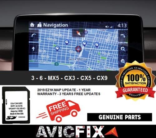 CleverDeal Latest OEM 2019 GPS Navigation SD Card BHP166EZ1K 2017 2018 2019 3 6 CX-3 CX-5 CX-9 MX5