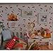 Flever Dollhouse Miniature DIY House Kit Creative Room with Furniture and Glass Cover for Romantic Artwork Gift(Fruit of Autumn)