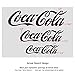 J BOUTIQUE STENCILS Cocacola Stencil - Medium Size - Reusable Template for Crafting DIY Room decor Wall art furniture