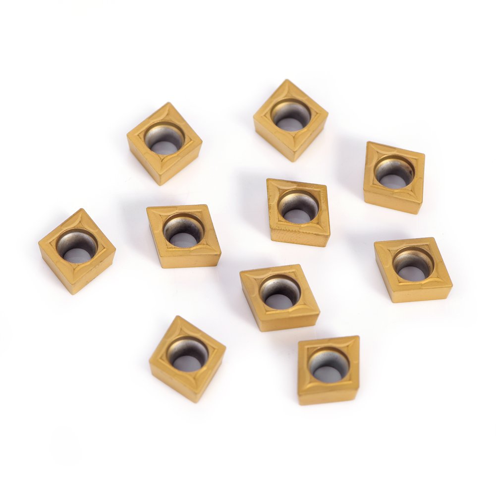 10pcs CNC Carbide Insert Cutter Indexable Lathe Milling Inserts Turning Tools with Box CCMT09T304 CCMT32.5 for Metal Wood Machining Cutting Tool Bits - Image 4