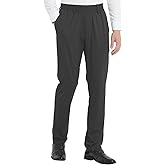 LETAOTAO Mens Elastic Waist Pants for Seniors High Stretch Expandable Waist Pants for Elderly with Magnet Button