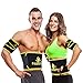 Fittest Pro Waist Trimmer Slimming Flex Sauna Belt - Belly, Fat Loss, Weight Loss Belt - Ab Trainer, Back Brace & Abdominal Support (Medium : 8