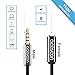 aceyoon Aux Cord Extender 3.5mm Headphone Extension 16ft / 5M Male to Female 4 Pole Audio Auxiliary Car Stereo TRRS Cable Compatible for Smartphone/Tablet/Speaker