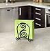 Spectrum Diversified Scroll DECO Napkin Holder, black