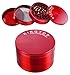 Kingtop Herb Spice Grinder Large 3.0 Inch Red