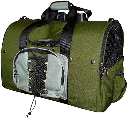 Celltei Backpack-o-Pet - Cordura(R) Green &amp; Light Grey - Large Size