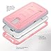 ULAK Galaxy S5 Case, Knox Armor Rugged Dual Layer Hybrid Protective Case for Samsung Galaxy S5 i9600 (Coral Pink/Gray)