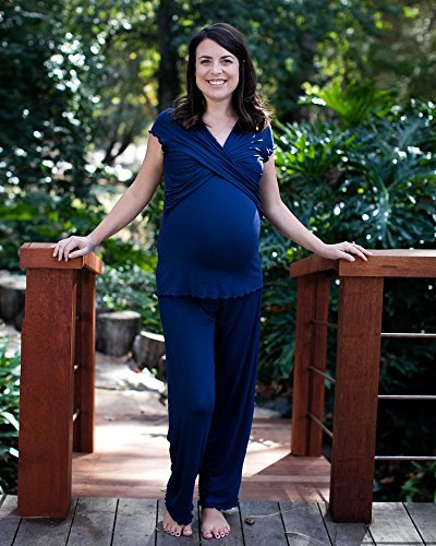 image for Kindred Bravely Davy Ultra Soft Maternity & Nursing Pajamas Sleepwear 