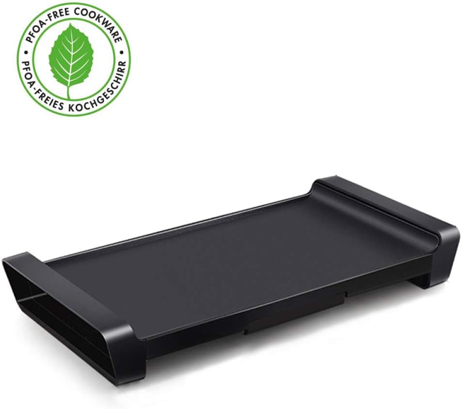 XIAOLY Multi-Function Electric Baking Tray, Household Smokeless Electric Oven, Non-Stick Electric Baking Tray - Adjustable Temperature, Food Grade Non-Stick Coating, 1800W -Indoor Barbecue