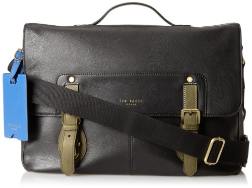 Ted Baker Men's Aroseco Contrast Leather Messenger Bag
