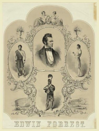 Photo Reprint Edwin Forrest 1856