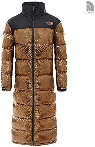 north face nuptse metallic copper