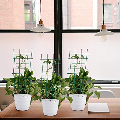 AK-XING Garten-Rankgitter für Topfpflanzen, 10 Stück Kletterspalier, Pflanzen Kunststoff Spalier für Indoor Outdoor… – Bild 4