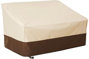 Loriano Patio Furniture Cover Waterproof 600D Heavy Duty Outdoor 2-seater Loveseat Cover Lawn Sofa Cover 60"W x 40"D x 33"H B