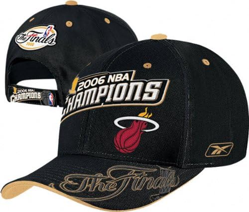 Amazon Com Miami Heat 2006 Nba Champions Official Locker Room Hat Clothing