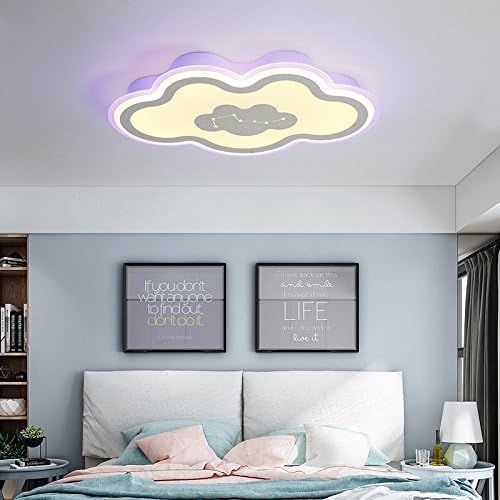 MJ house-Simple modern led living room lamp creative cloud children lamp air lamp atmosphere home personality warm ,7746CM/88W,Warm yellow 3000K