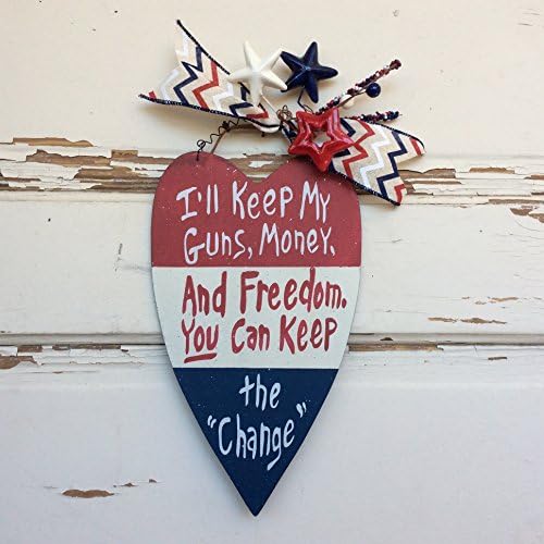 AGD Patriotic Decor - Keep Guns, Money and Freedom - Snarky Design