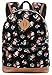 School Bookbags for Girls, Floral Backpack College Bags Women Daypack by Veenajo