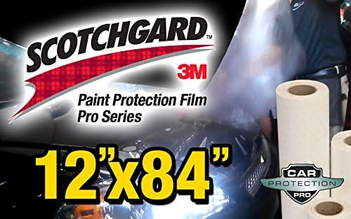 12" x 84" Genuine 3M Scotchgard Pro Series Paint Protection Film Bulk Roll Clear Bra Piece