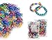 Chromo Inc Starburst Loom Band 2400 Pack. 2,400 Xtra Strength Latex Free Loom Bands and 100+ S-Clips
