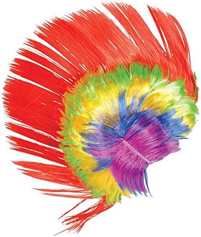 Expression Gifts Rainbow Mohawk Wig Costume Accessory