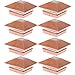 GreenLighting 8 Pack Gala Solar Powered LED Post Cap Light for 4x4 Nominal Wood Posts and 4x4 PVC or Vinyl Posts (Copper)
