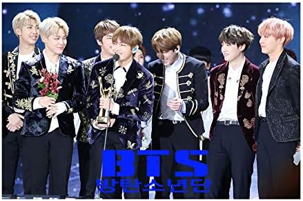 Engravia Digital BTS Poster Signed Poster Signed Autograph Reproduction Photo A4 Print (Unframed)