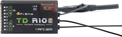 FrSky TD R10 10CH Triple Antenna 900Mhz 2.4Ghz Low Latency Long-Range Receiver