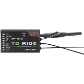 FrSky TD R10 Triple Antenna Compatible with 900Mhz and 2.4Ghz 10 Channel Low Latency Signal and Long-Range Receiver