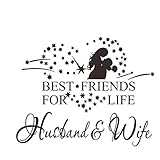 Joylive Words Quote Best Friends For Life Decor Wall Sticker Decal For Couple Bedroom