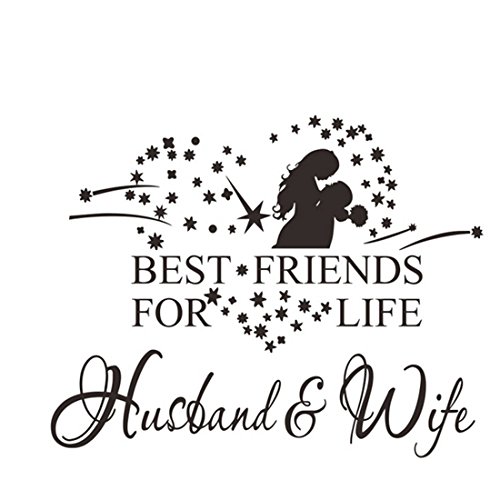 Joylive Words Quote Best Friends For Life Decor Wall Sticker Decal For